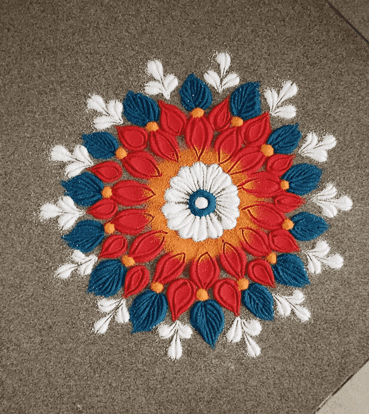 Hard Pradosh Rangoli