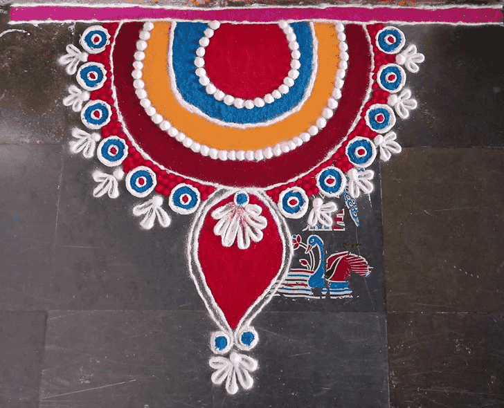 Gorgeous Pradosh Rangoli