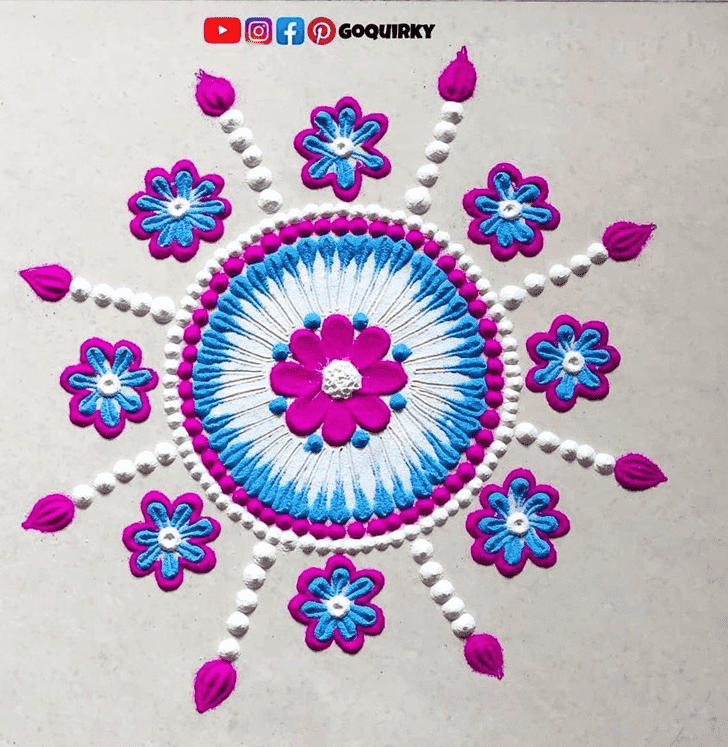 Inviting Pradosh Rangoli