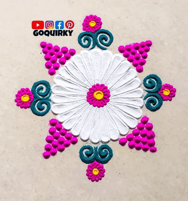 Marvelous Pradosh Rangoli