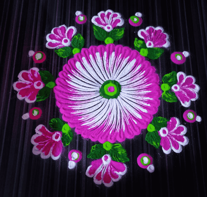 Graceful Rajasthani Rangoli