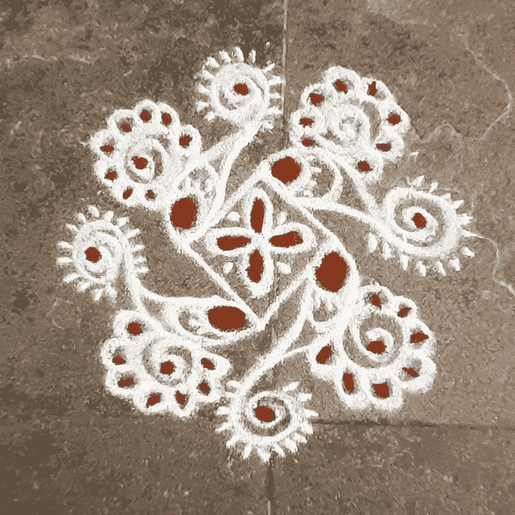 Grand Rajasthani Rangoli