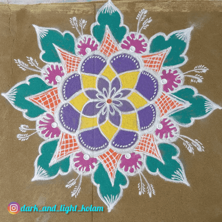 Splendid Rajasthani Rangoli