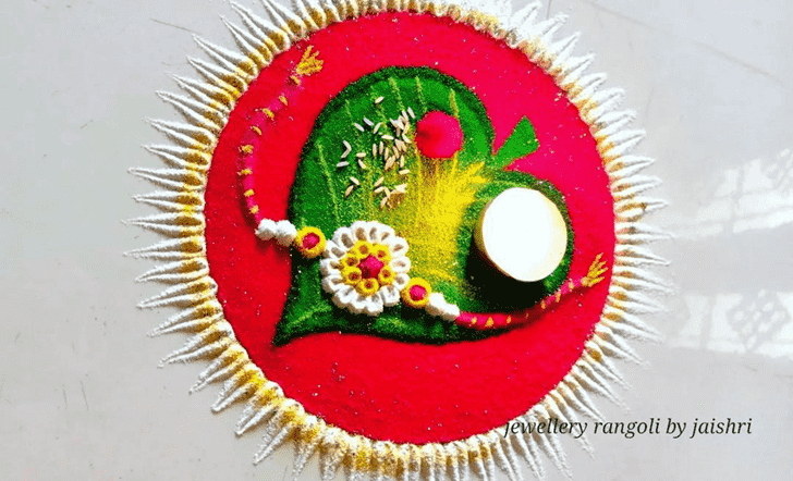 Dazzling Raksha Bandhan Rangoli