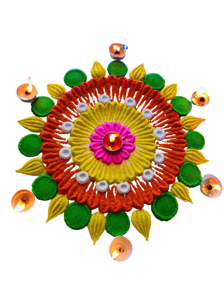 Delicate Rangoli Rangoli