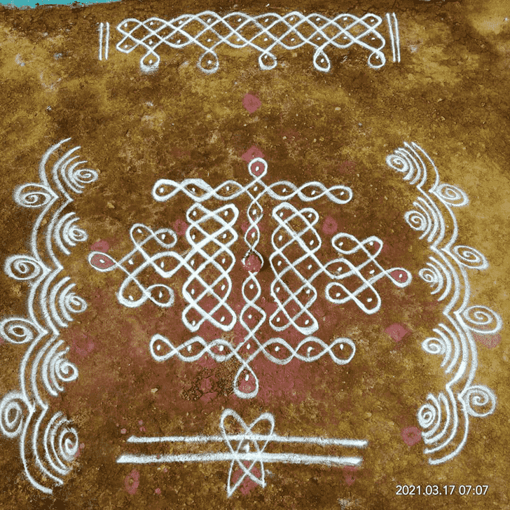 Classy Rishi Panchami Rangoli