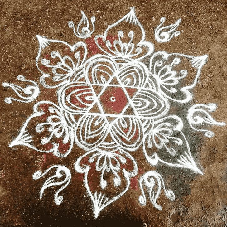 Magnetic Rishi Panchami Rangoli