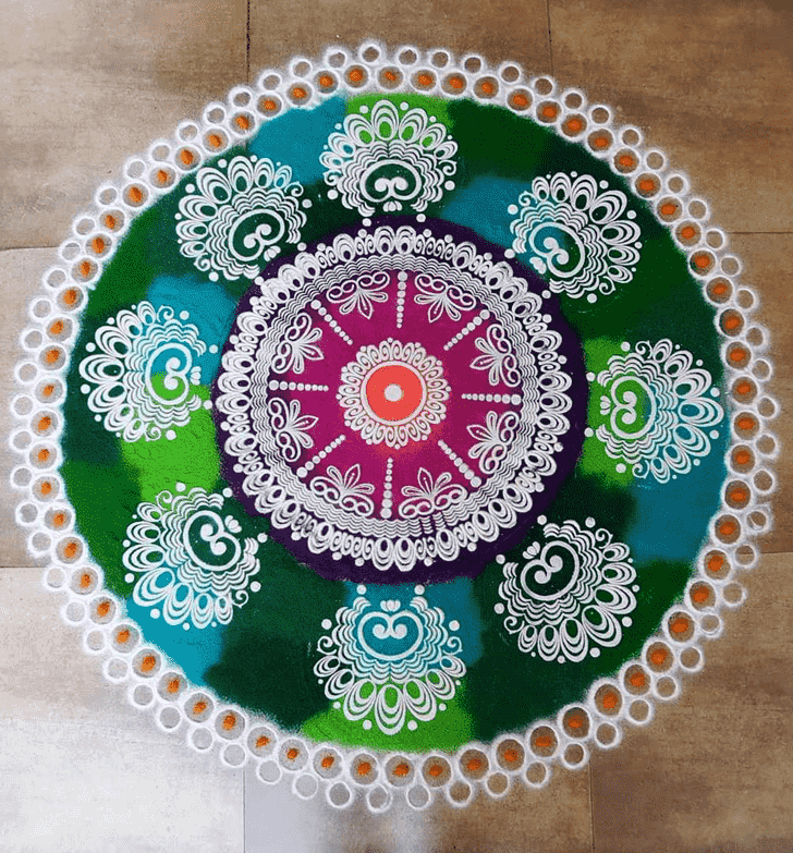 Marvelous Rishi Panchami Rangoli