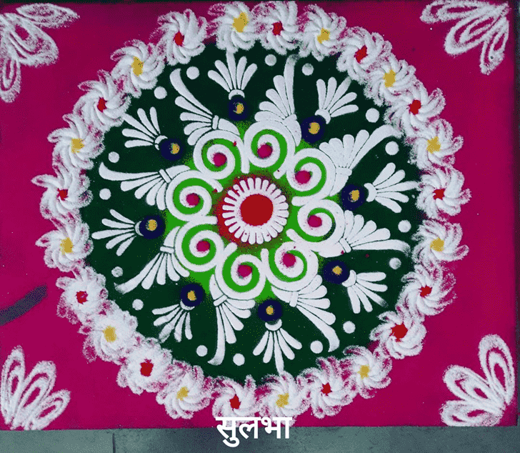 Pleasing Rishi Panchami Rangoli