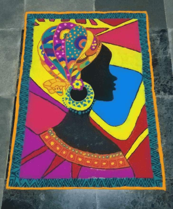 Shapely Rishi Panchami Rangoli