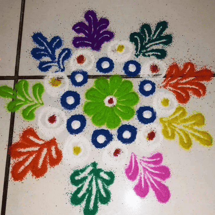 Splendid Rishi Panchami Rangoli