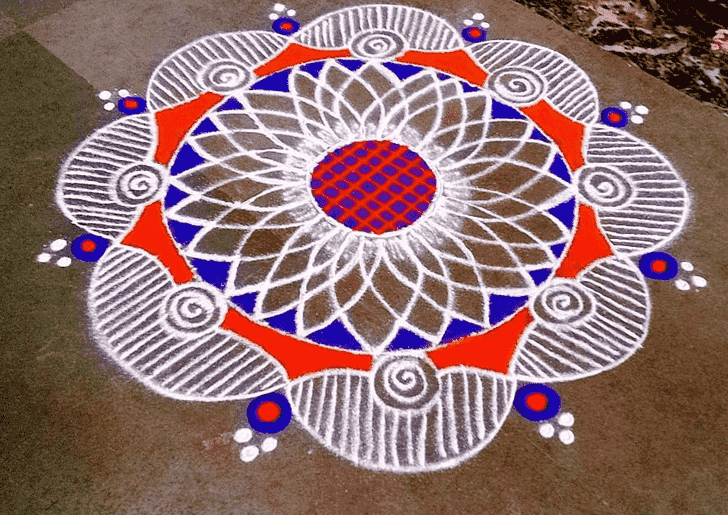 Fair Rohini Pooja Rangoli