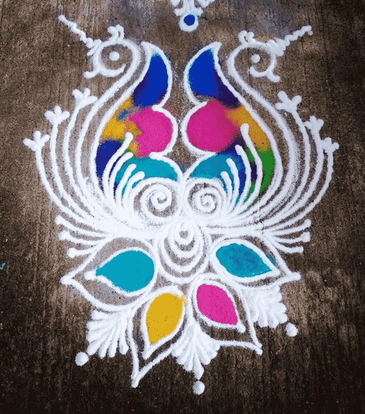 Grand Rohini Pooja Rangoli