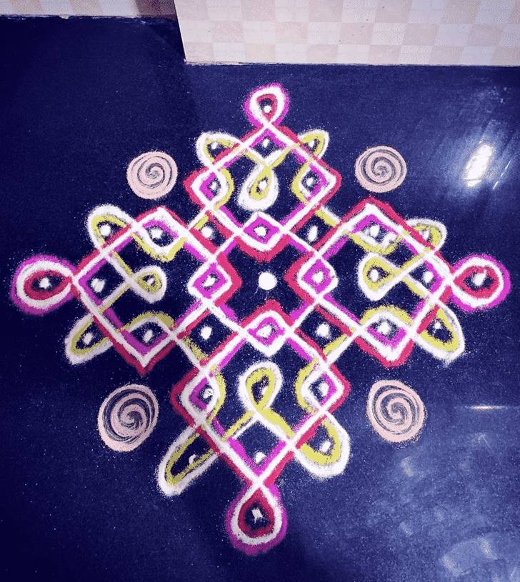 Inviting Rohini Pooja Rangoli