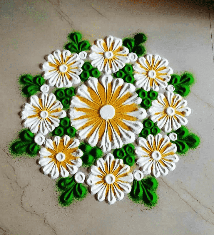 Fair Round Rangoli