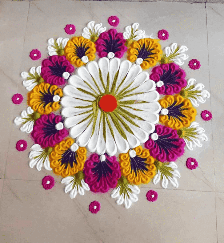 Fetching Round Rangoli