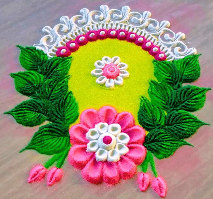 Marvelous Sanskar Bharti Rangoli