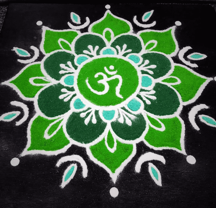 Ravishing Sanskar Bharti Rangoli