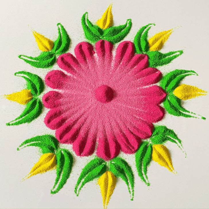 Delightful Serbia Rangoli