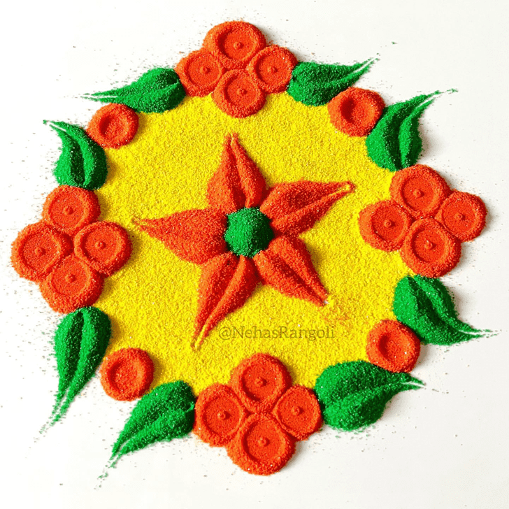 Serbia Rangoli