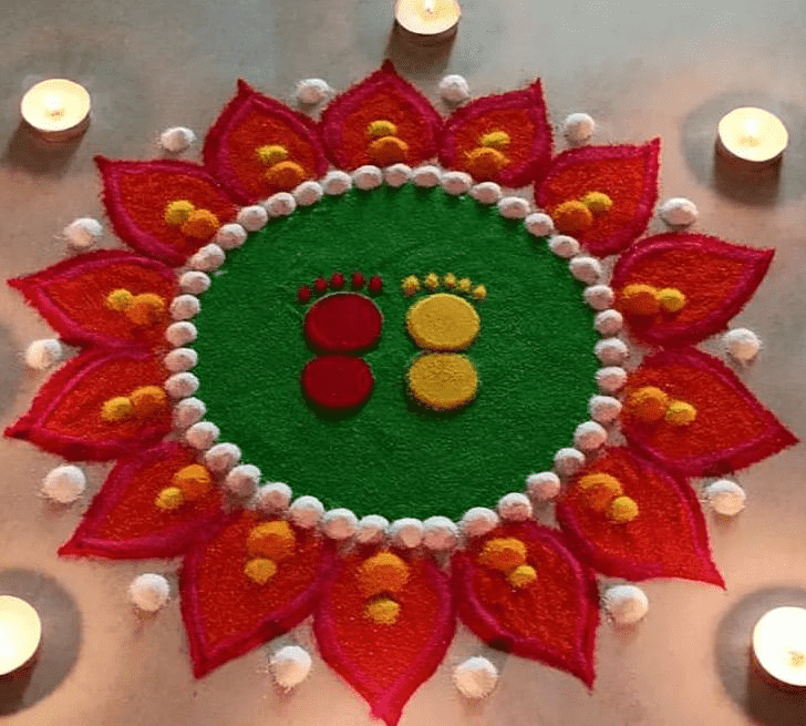 Enticing Serbia Rangoli