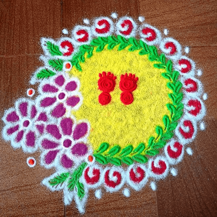 Exquisite Serbia Rangoli