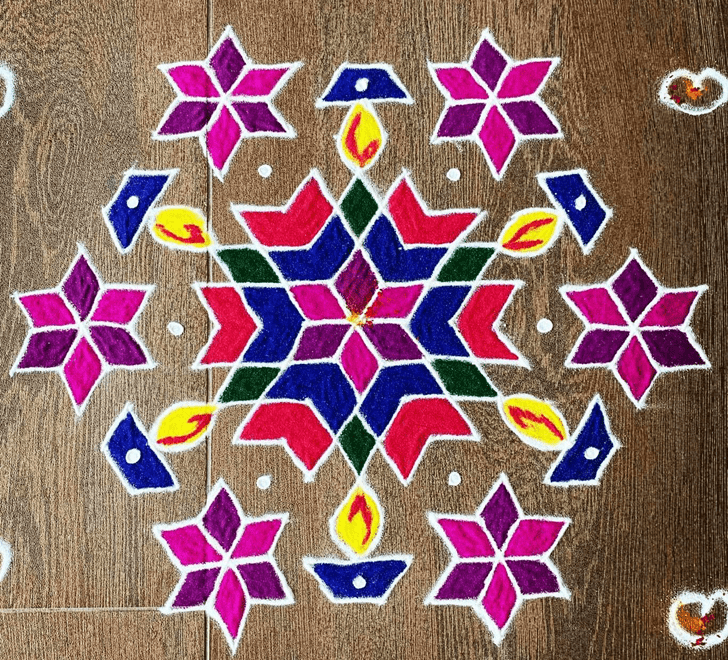 Fine Serbia Rangoli