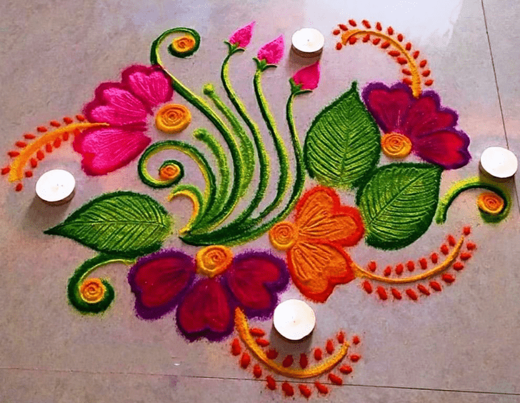 Inviting Serbia Rangoli