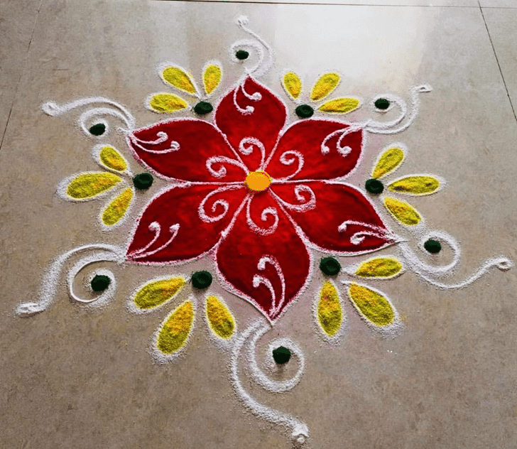 Magnificent Serbia Rangoli