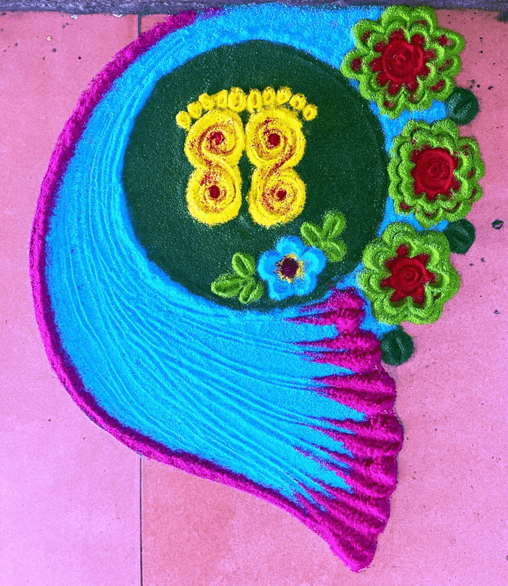 Superb Serbia Rangoli