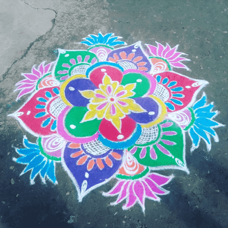 Fair Sheetala Ashtami Rangoli