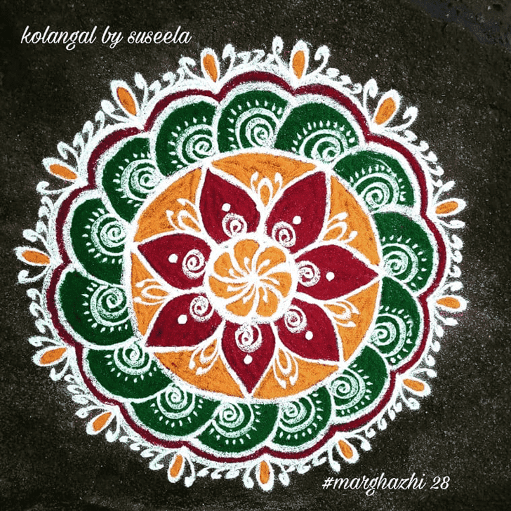 Grand Sheetala Ashtami Rangoli