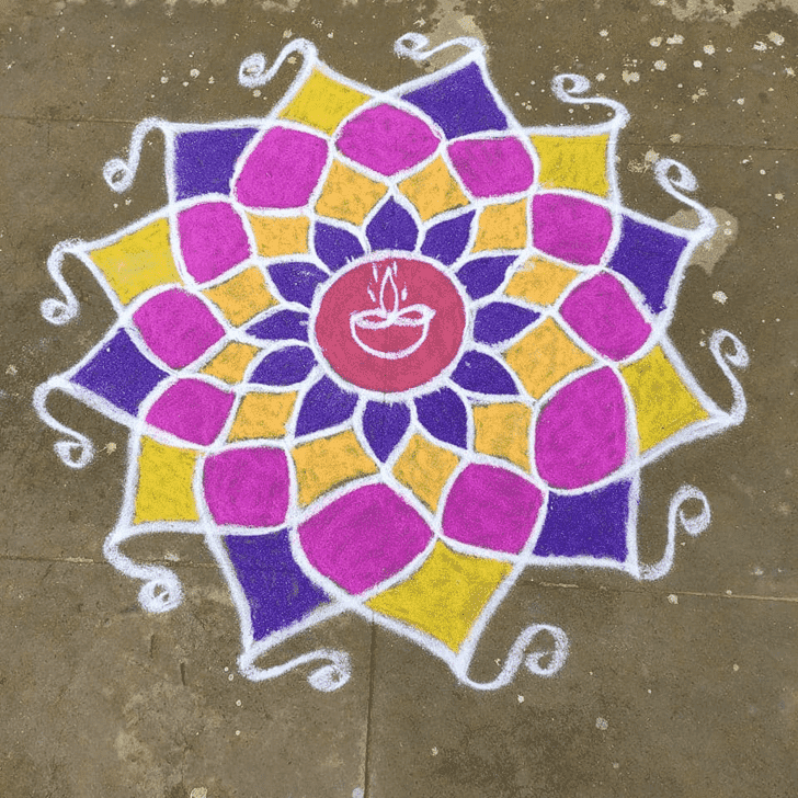 Marvelous Sheetala Ashtami Rangoli