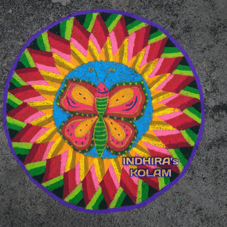 Mesmeric Sheetala Ashtami Rangoli