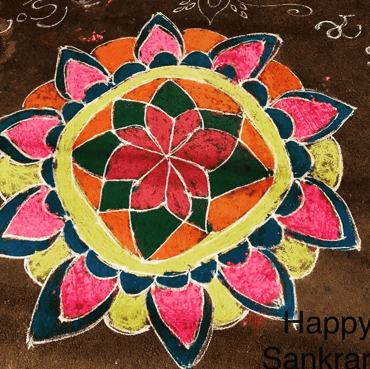 Pleasing Sheetala Ashtami Rangoli