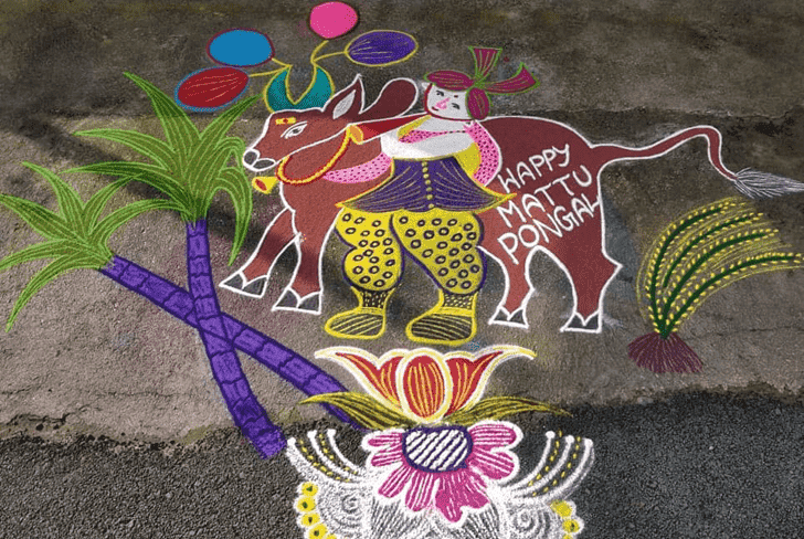 Radiant Sheetala Ashtami Rangoli