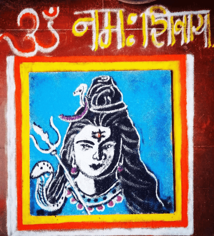 Magnetic Shiva Rangoli