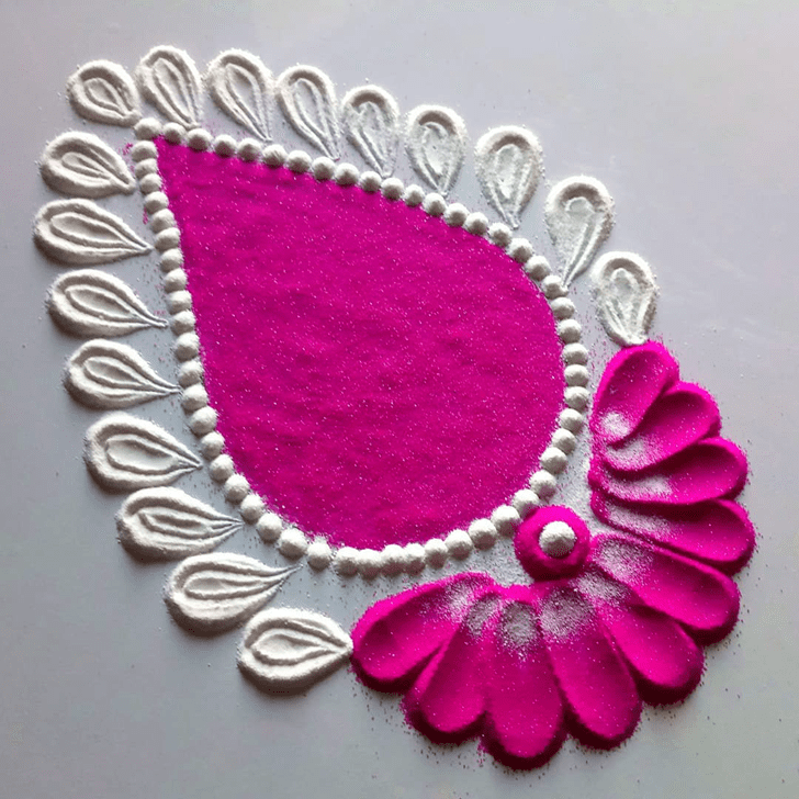 Alluring Simple Rangoli