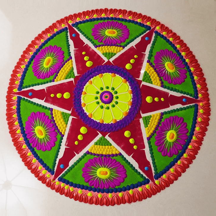 Captivating Simple Rangoli