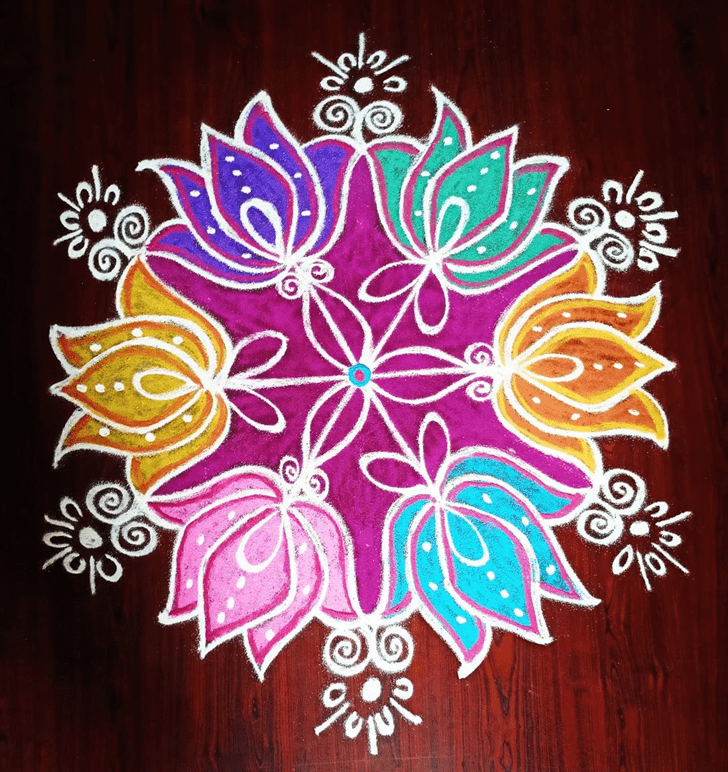 Enthralling Simple Rangoli