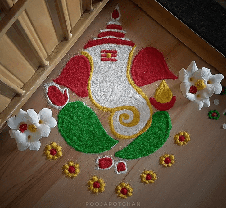 Excellent Simple Rangoli