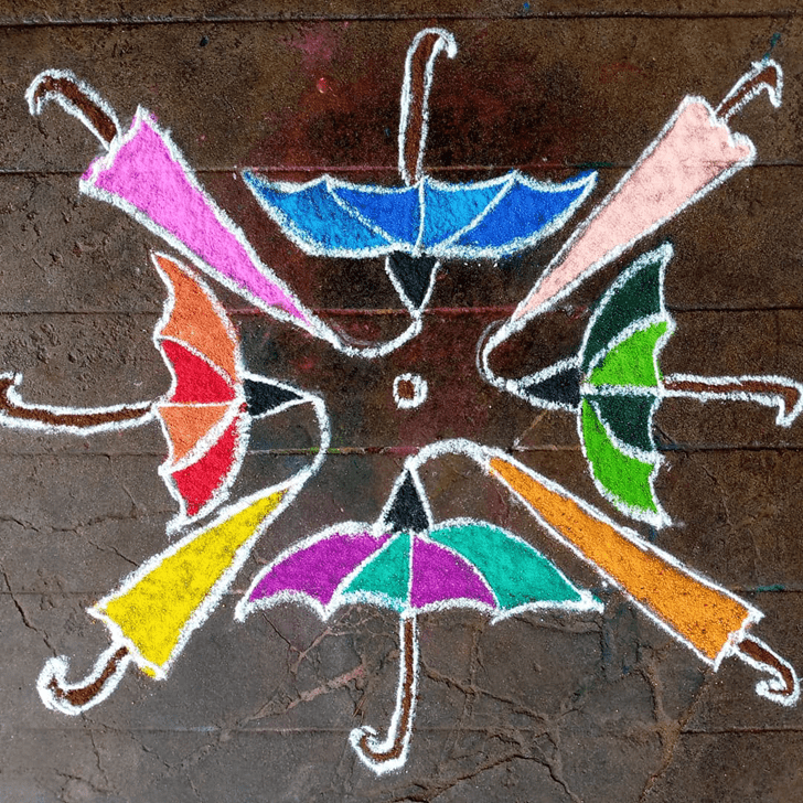 Fascinating Simple Rangoli