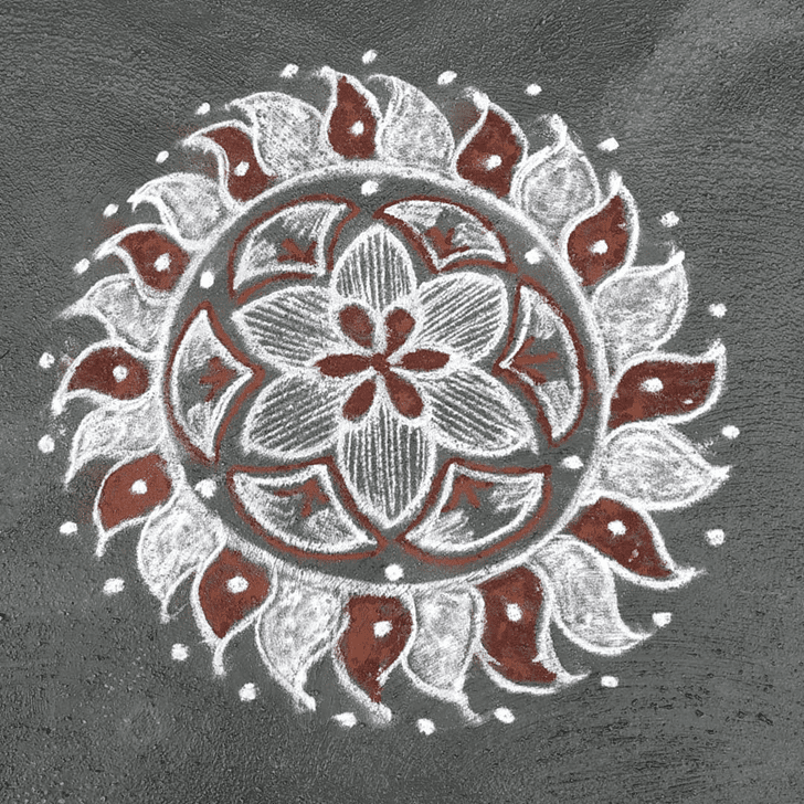 Grand Simple Rangoli