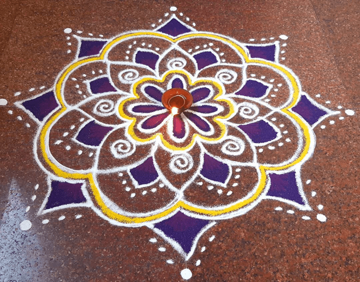 Magnetic Simple Rangoli