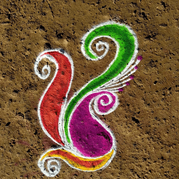 Radiant Simple Rangoli