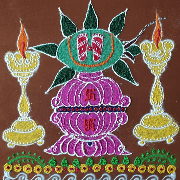 Splendid Simple Rangoli