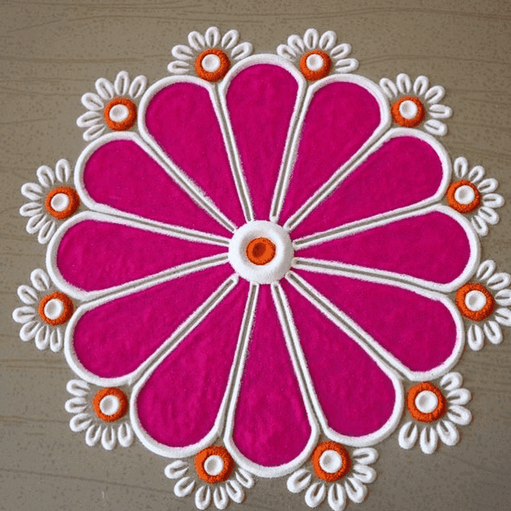 Beauteous Sita Navami Rangoli