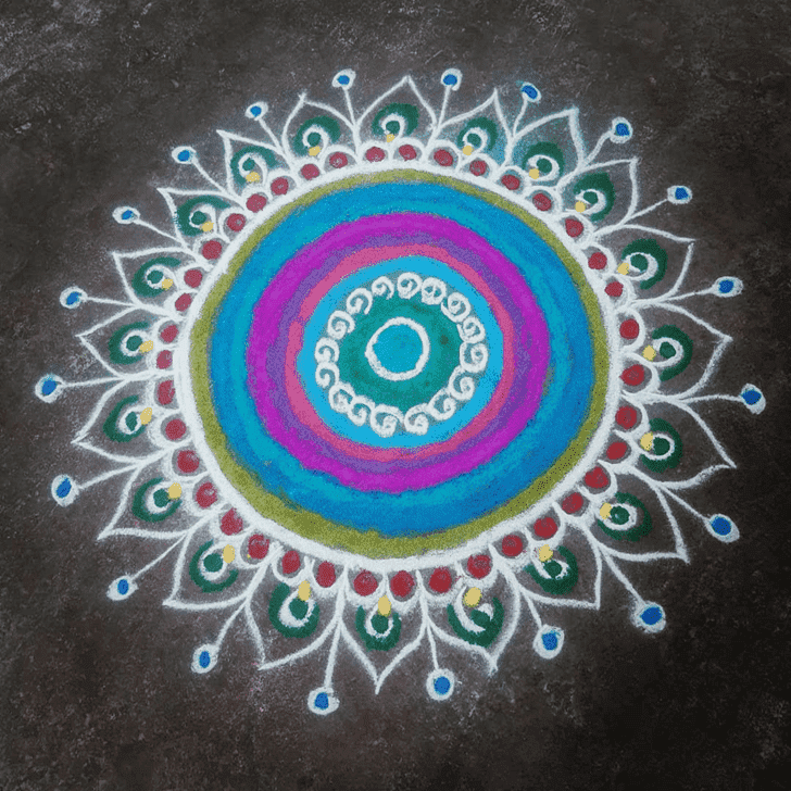 Enthralling Sita Navami Rangoli