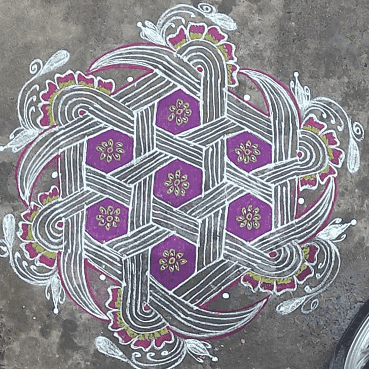 Grand Sita Navami Rangoli