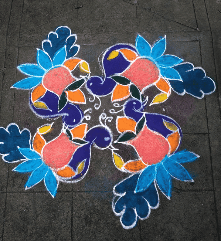 Ideal Sita Navami Rangoli